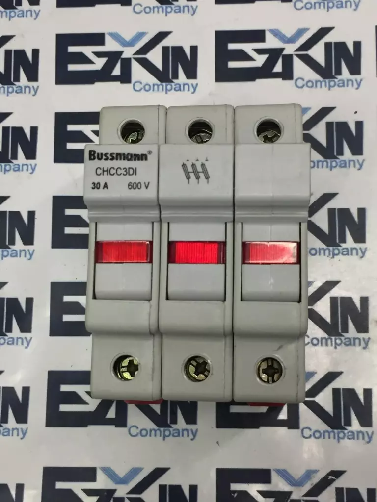 Bussmann CHCC3DI 3-Pole Fuse Holder, 600V 30Amp 
