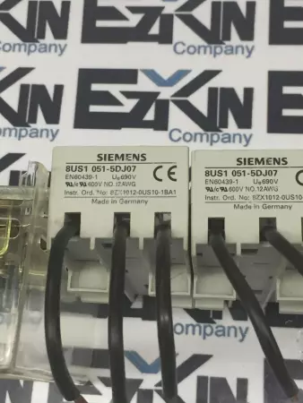 SIEMENS 600V BUSBAR ADAPTER 8US1 050-5RK07 STATION-8