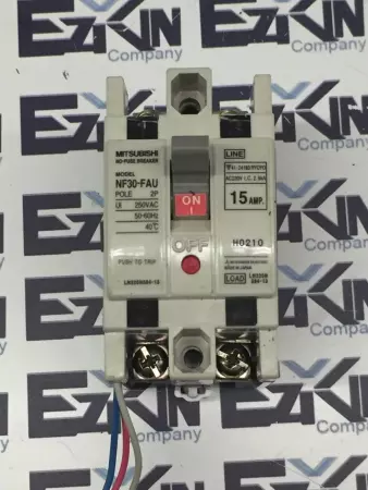 Mitsubishi NF30-FAU NoFuse Breaker 2P 15A 250VAC 