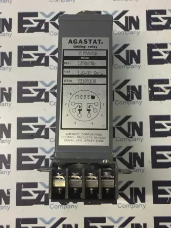 Agastat 2122AH2SF Timing Relay 1.0-30sec. 120V Coil 