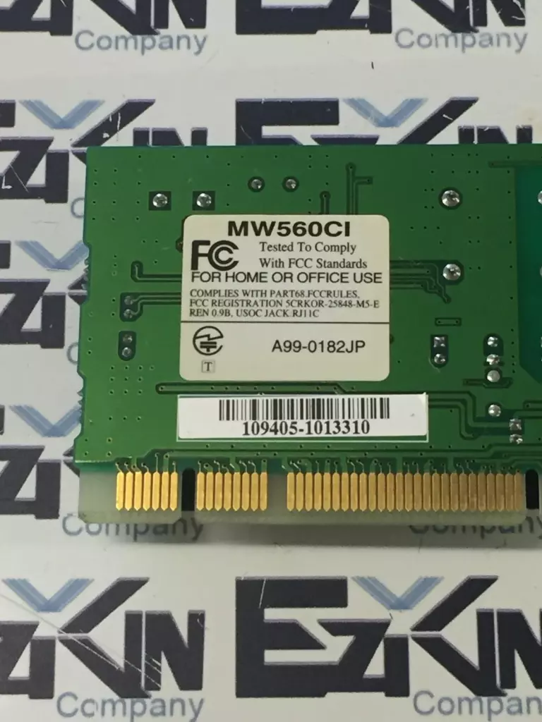 FCC MW560CI Modem Internal PCI Card 