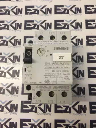 Siemens 3VU1300-2MF00 Circuit Breaker 600V 12Amp 