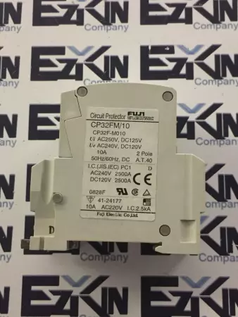Fuji Electric CP32FM/10 Circuit Protector 220VAC/125VDC 10Amp 
