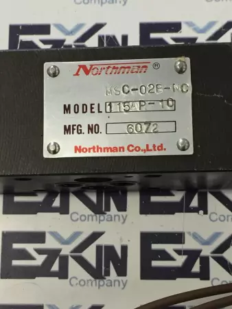 NORTHEM MSC-02B-NC 115A-10 VALVE 