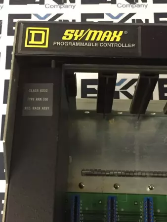 Square D 8030 RRK-200 D2 SY/MAX  Programmable Controller 9-Slot Register Rack 