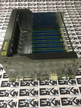 Square D 8030 RRK-200 D2 SY/MAX  Programmable Controller 9-Slot Register Rack 