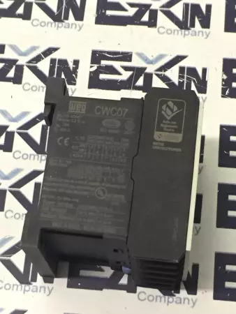 Weg CWC07-10-30L03 Mini Contactor 600VAC 24VDC 7Amp 