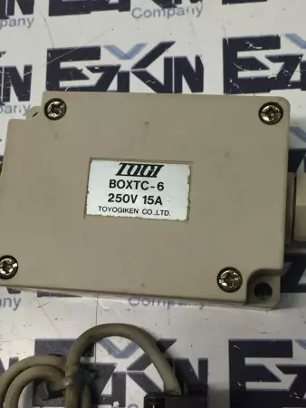 Togi BOXTC-6A Relay Box 15Amp 250V W/SMC IS1000 Pressure Switch 