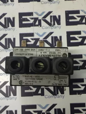 Allen-Bradley 190-L2 SER A Extension Terminal 600V 100Amp 