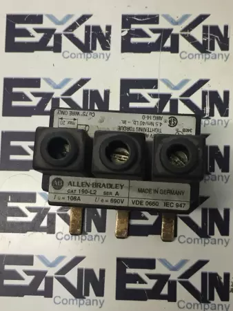 Allen-Bradley 190-L2 SER A Extension Terminal 600V 100Amp 