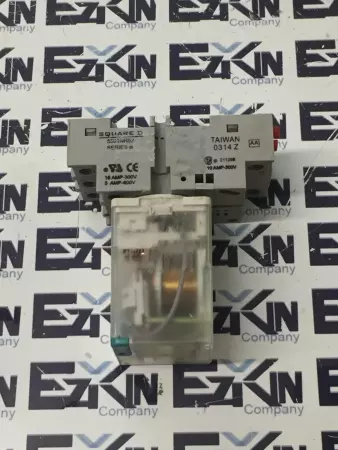 Square D 8501KP12V20 Relay120/240VAC 10Amp with Socket Base, 28VDC Coil 