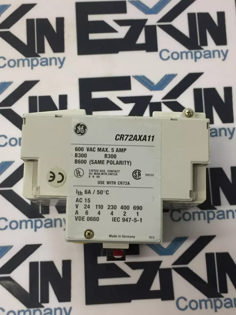 General Electric CR72AMG Starter Motor Protector, 600V 1-1.6Amp W/CR72AXA11 