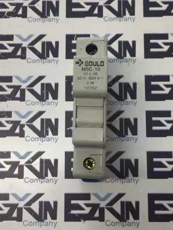 Gould MSC.10 10 x 38 24202 Dual Fuse Holder