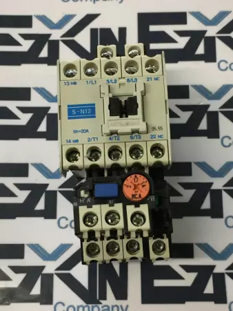 Mitsubishi S-N12 Contactor 110V Coil w/ Overload Relay TH-N12KP 1.4-2A 