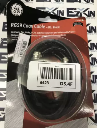 General Electric RG59 Coax Cable 6ft 