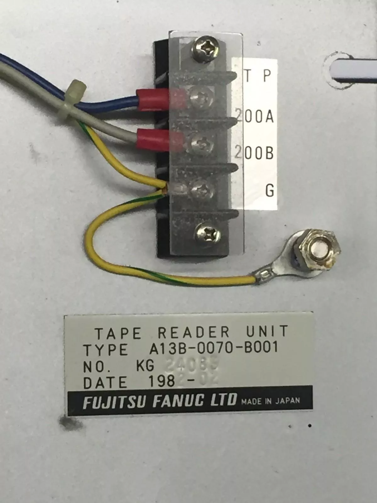Fanuc A13B-0070-B001 Tape Reader Unit 