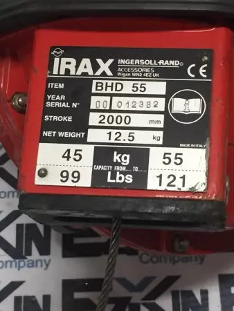 Ingersoll Rand BHD 55 IRAX Balancer, Stroke 2000mm 99-121Lbs 