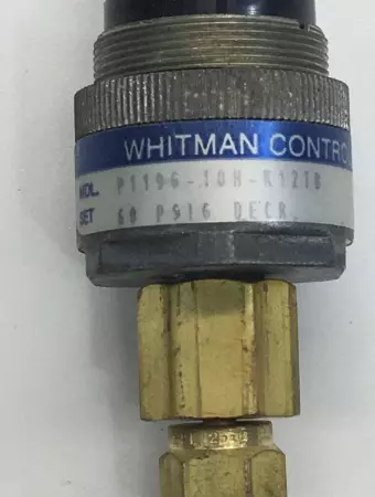 Whitman P1196-10H-K12TB Pressure Switch