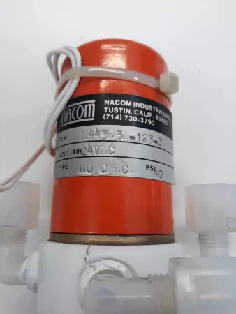 NACOM Industries Inc. M443W3A-123-T, 24VAC, 40 PSI 3 Way Valve