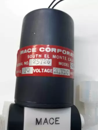 MACE CORPORATION 907-0028 24VDC 3 Way Valve 