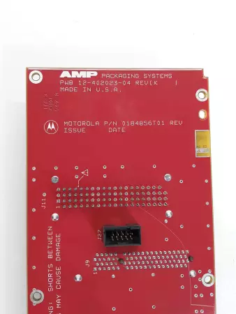 MOTOROLA AMP CIRCUIT BOARD CARD 35-402022-01 REV.L  0184856T01 REV. 