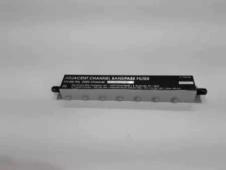 Microwave Model 3303 Adjacent Channel Bandpass Filter A-1702-045