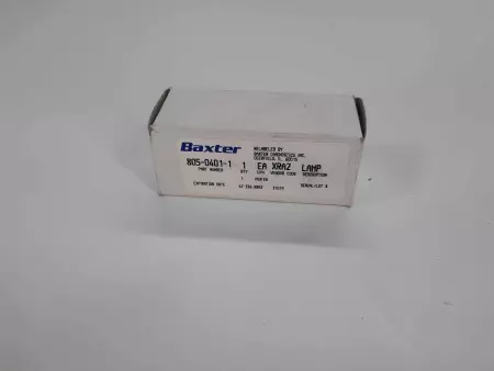 BAXTER SCIENTIFIC 805-0401-1 NOMA 10V 1A HGB LAMP UNIT 