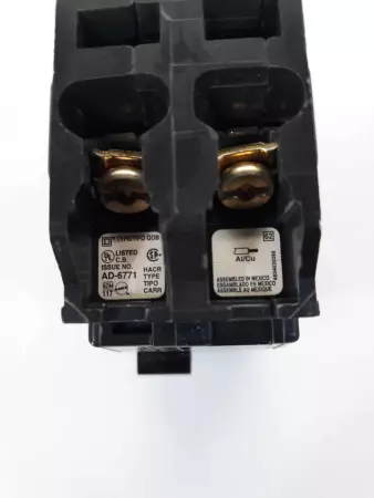 Square D QOB 30A 10kA 120/240V 2pole circuit breaker HACR type tipo CARR 