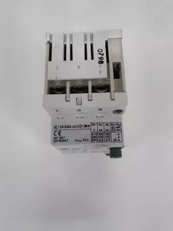 Allen Bradley 140-MN-0250 ser C  manual motor starter 1.6-2.5 A 3 pole