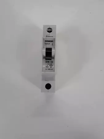 Siemens  5SX21 C10 Circuit Breaker 1 Pole, 10 Amp, 480V