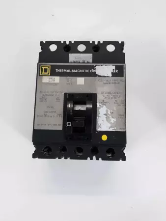 SQUARE D FCP34025MT 25A 3P 480VAC THERMAL MAGNETIC CIRCUIT BREAKER