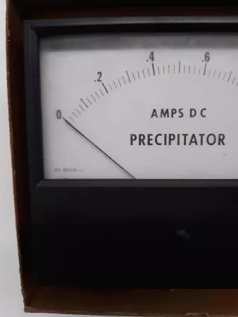 Elec Meter RC-85010-L1 Precipitator Amps Dc 0-1 Amp