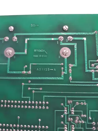 Stock Equipment 1-D21232 Module Card Circuit Board, A21125-A 