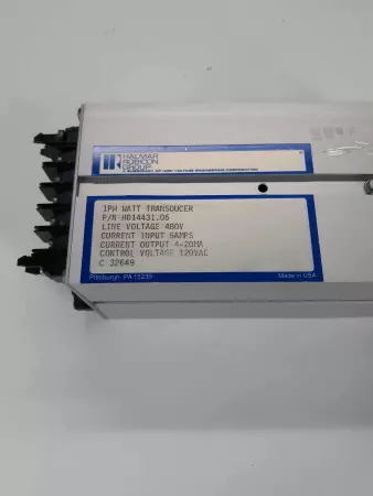 Halmar Robicon  H014431.06 1PH Watt Transducer Line Voltage 480vac 