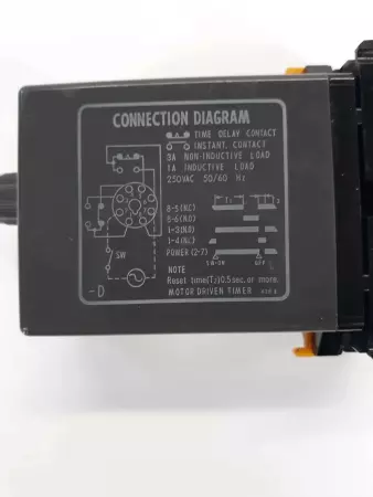 Omron STP-MND-AE-UA Synchronous Motor Timer  6 Minutes 120V 60Hz