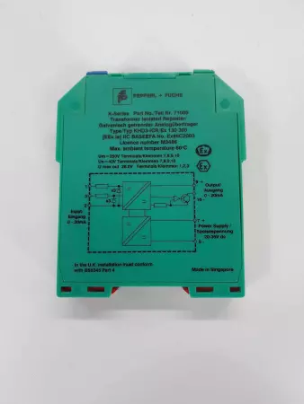 Pepperl and Fuchs KHD3-ICR/EX 130 300 Transformer Isolated Repeater