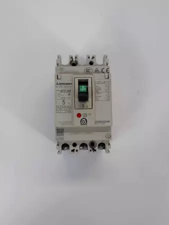 Mitsubishi NF32-SVF NO-FUSE BREAKER 5A  3P 