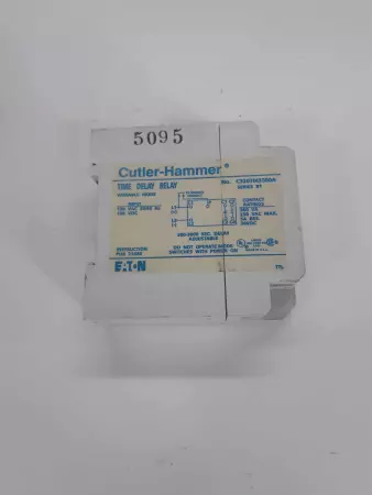 CUTLER HAMMER C320TM3000A TIME DELAY RELAY SERIES B1 120VAC/VDC