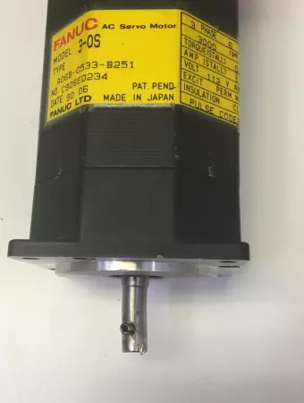 Fanuc A06B-0533-B251  Model 3-0S AC Servo Motor AS IS (Shaft Gear Bent)  