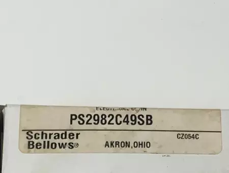 Schrader Bellows PS2982C49SB Solenoid Valve Controller, 24VDC 1.2W 