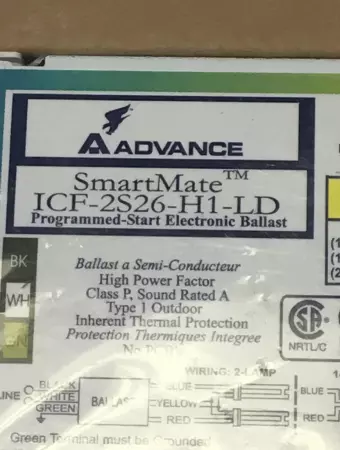 Advance Ballast ICF-2S26-H1-LD SmartMate 120v - 277v