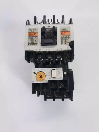 Fuji SC-5-1 4NCOHO#11 contactor 110v coil w/TR-5-1N/3 overload relay 12-18A