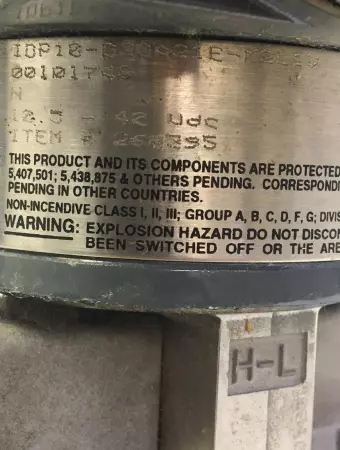 Foxboro IDP10 Differential Pressure Transmitter 