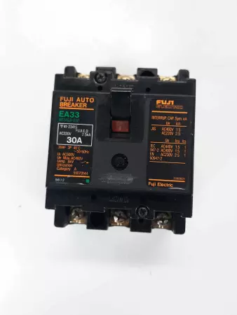 Fuji Electric EA33 Circuit Breaker, 220V 30Amp 