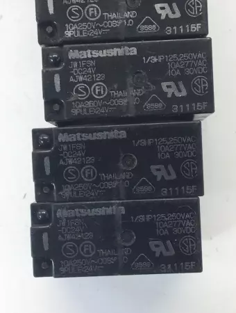 Matsushita JW1FSN-DC24V Relay (Lot of 10)