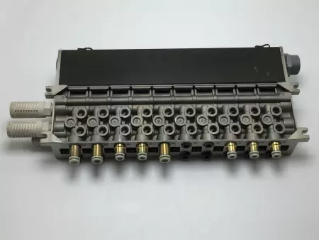  SMC VV5FS2 VFS2000 SERIES MANIFOLD 10 STATIONS 