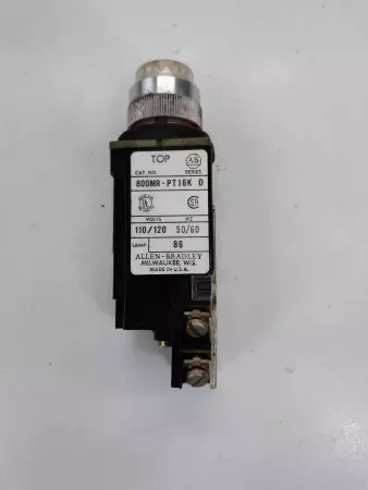 Allen Bradley 800MR-PT16K  Pilot Light Series D 110/120V