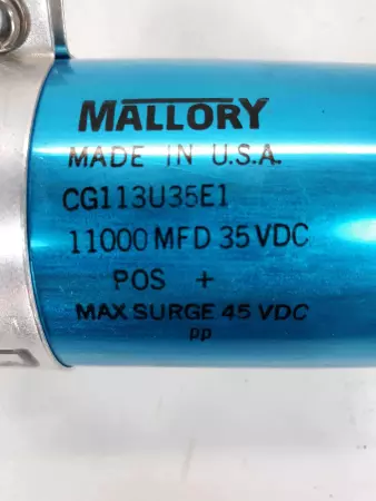 Mallory CG113U35E1 Capacitor 11000 MFD 35 VDC