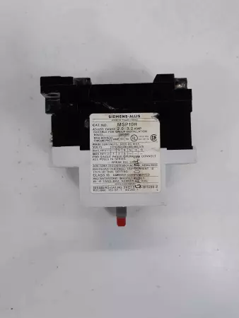 SIEMENS MSP10H Motor Starter Protector 2.0-3.2A