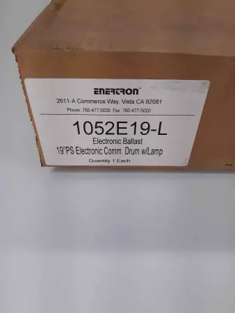 ENERTRON 1052E19-L ELECTRONIC BALLAST 